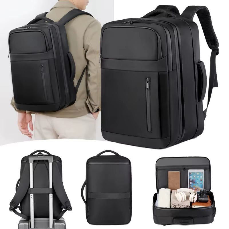Vacuum Pump Compression Backpack Business Expandable Large Capacity Bagpack Back Pack Travel Laptop Backpack