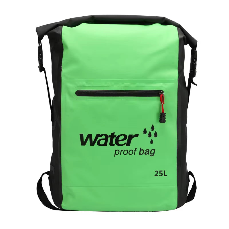 Waterproof Backpack Dry Bag Rafting Bucket Bag Swimming Handbag Outdoor Sack Beach Surfing Rafting Bucket Bag Travel Backpack