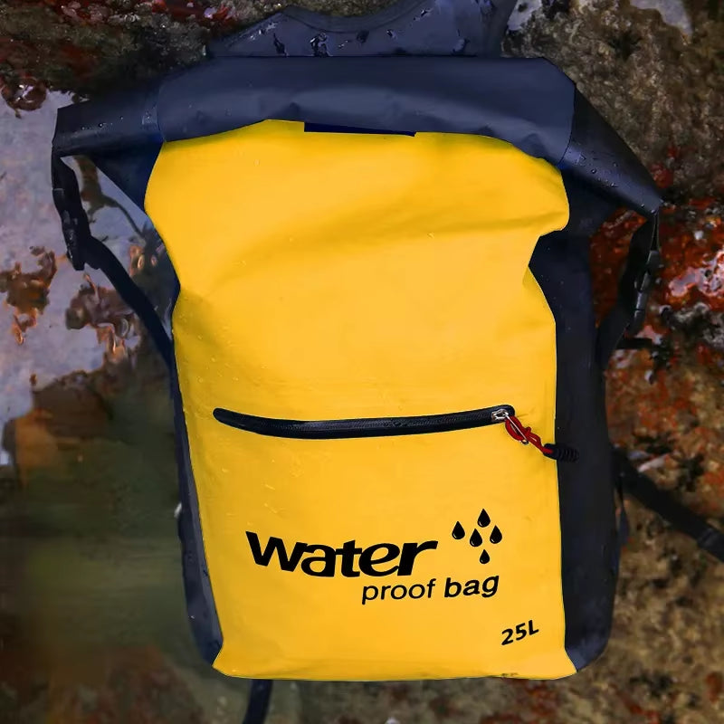 Waterproof Backpack Dry Bag Rafting Bucket Bag Swimming Handbag Outdoor Sack Beach Surfing Rafting Bucket Bag Travel Backpack